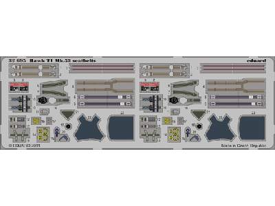  Hawk T1 Mk.53 seatbelts 1/32 - Revell - blaszki - zdjęcie 1