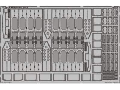  He 111 bomb bay 1/32 - Revell - blaszki - zdjęcie 1