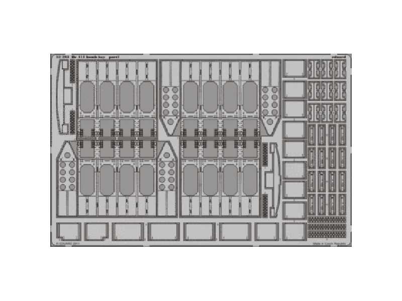  He 111 bomb bay 1/32 - Revell - blaszki - zdjęcie 1