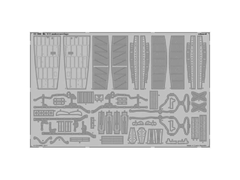He 111 undercarriage 1/32 - Revell - blaszki - zdjęcie 1 He 111 undercarriage 1/32 - Revell - blaszki - zdjęcie 1
