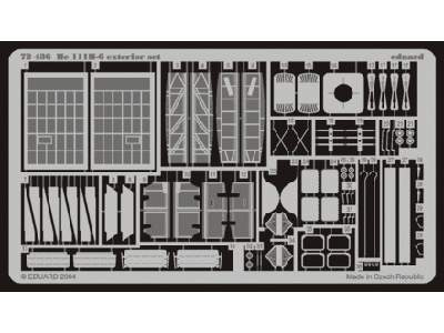  He 111H-6 exterior 1/72 - Hasegawa - blaszki - zdjęcie 1