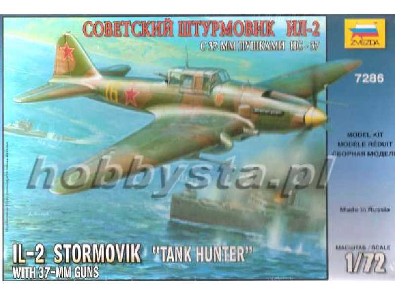 IŁ-2 Stormvik TANK HUNTER z działkami 37 mm - zdjęcie 1 IŁ-2 Stormvik TANK HUNTER z działkami 37 mm - zdjęcie 1