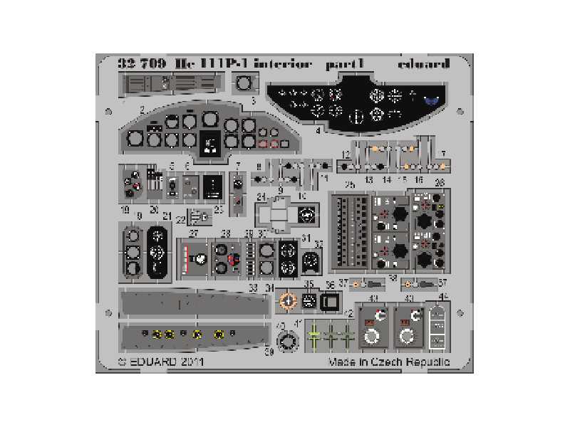  He 111P-1 interior S. A. 1/32 - Revell - blaszki - zdjęcie 1