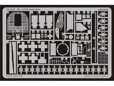  He 111P interior 1/72 - Hasegawa - blaszki - zdjęcie 3