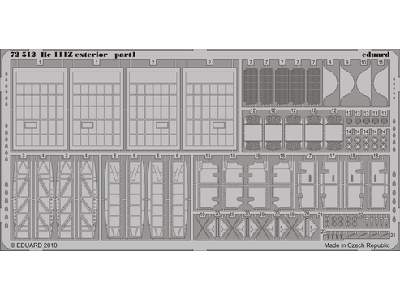  He 111Z exterior 1/72 - Hasegawa - blaszki - zdjęcie 1