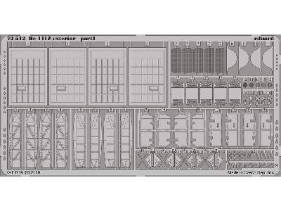  He 111Z exterior 1/72 - Hasegawa - blaszki - zdjęcie 2