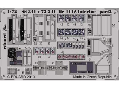  He 111Z interior S. A. 1/72 - Hasegawa - blaszki - zdjęcie 3