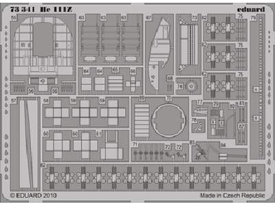  He 111Z interior S. A. 1/72 - Hasegawa - blaszki - zdjęcie 1