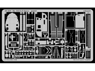  He 162A-2 Spatz 1/48 - Tamiya - blaszki - zdjęcie 4