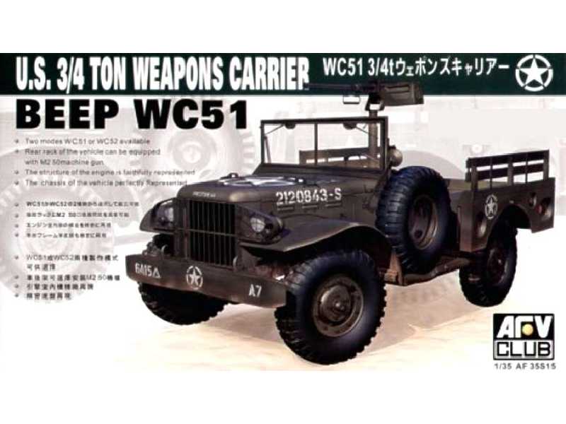 US WC51 3/4 Ton Weapons Carrier "Beep" - zdjęcie 1 US WC51 3/4 Ton Weapons Carrier "Beep" - zdjęcie 1