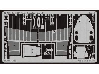  He 162A Spatz interior 1/32 - Revell - blaszki - zdjęcie 3