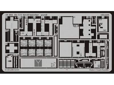  He 177 Greif interior 1/48 - CMK / MPM - blaszki - zdjęcie 3