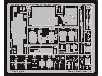  He 177 Greif interior 1/48 - CMK / MPM - blaszki - zdjęcie 4