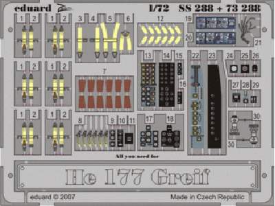  He 177 Greif S. A. 1/72 - Revell - blaszki - zdjęcie 1