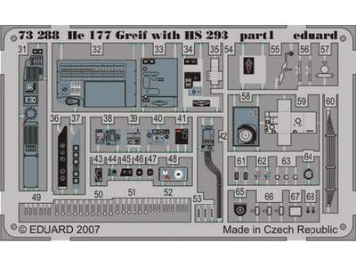  He 177 Greif with HS 293 S. A. 1/72 - Revell - blaszki - zdjęcie 3