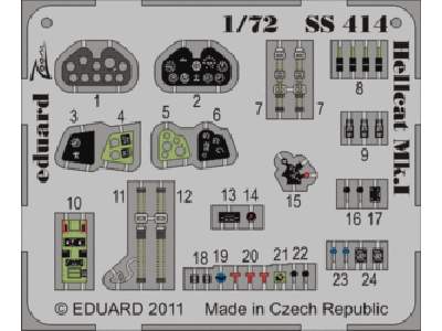  Hellcat Mk. I S. A. 1/72 - Eduard - blaszki - zdjęcie 1