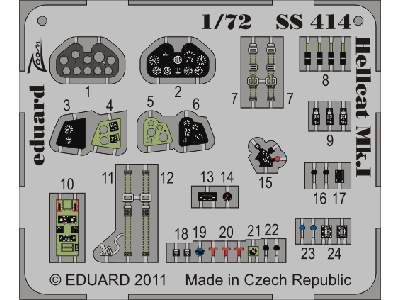  Hellcat Mk. I S. A. 1/72 - Eduard - blaszki - zdjęcie 2
