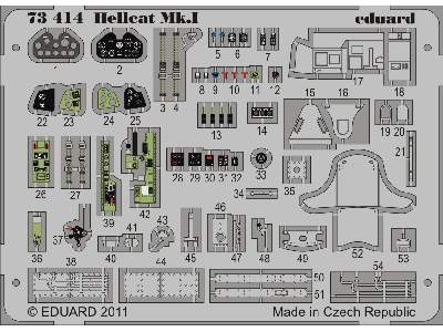  Hellcat Mk. I S. A. 1/72 - Eduard - blaszki - zdjęcie 3