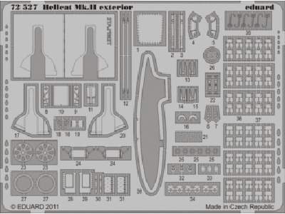  Hellcat Mk. II exterior 1/72 - Eduard - blaszki - zdjęcie 1
