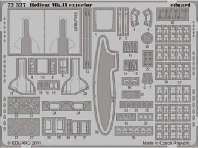  Hellcat Mk. II exterior 1/72 - Eduard - blaszki - zdjęcie 1