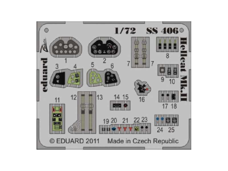  Hellcat Mk. II S. A. 1/72 - Eduard - blaszki - zdjęcie 1