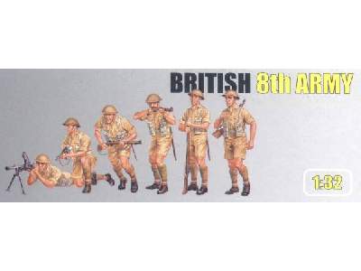 Figurki British 8th Army - multipose - zdjęcie 2