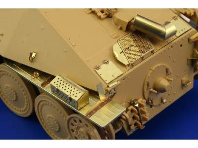  Hetzer Mid.  Production 1/35 - Tamiya - blaszki - zdjęcie 9