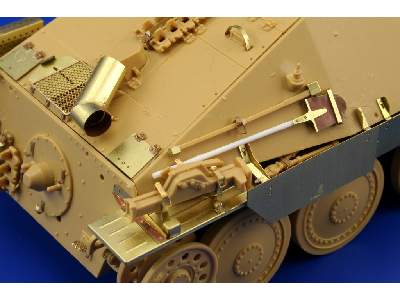  Hetzer Mid.  Production 1/35 - Tamiya - blaszki - zdjęcie 10