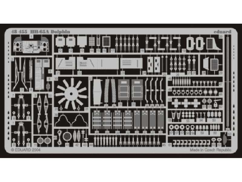 HH-65A Dolphin 1/48 - Trumpeter - blaszki - zdjęcie 1 HH-65A Dolphin 1/48 - Trumpeter - blaszki - zdjęcie 1
