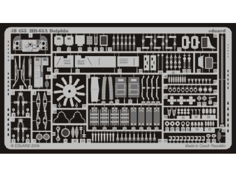  HH-65A Dolphin 1/48 - Trumpeter - blaszki - zdjęcie 1