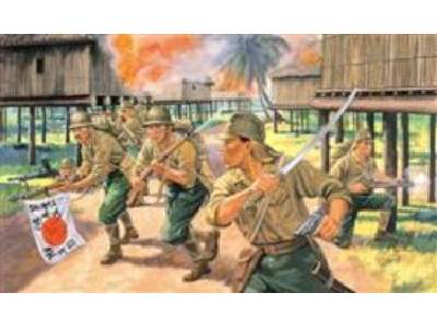 Figurki Japanese Infantry - multipose - zdjęcie 1