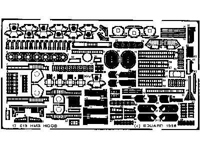  HMS Hood 1/700 - Tamiya - blaszki - zdjęcie 2