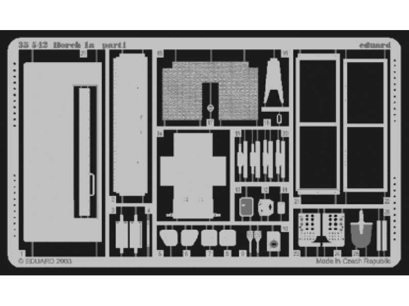 Horch 1a 1/35 - Tamiya - blaszki - zdjęcie 1 Horch 1a 1/35 - Tamiya - blaszki - zdjęcie 1