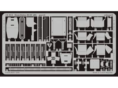  Hotchkiss H-39 (H) 1/35 - Bronco - blaszki - zdjęcie 1