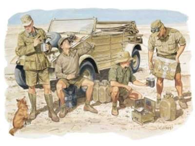 Figurki German Afrika Korps - zdjęcie 1