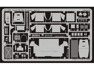  Hotchkiss H-39 (H) 1/35 - Trumpeter - blaszki - zdjęcie 2