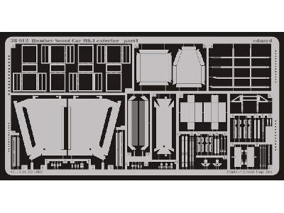  Humber Scout Car Mk. I exterior 1/35 - Bronco - blaszki - zdjęcie 2