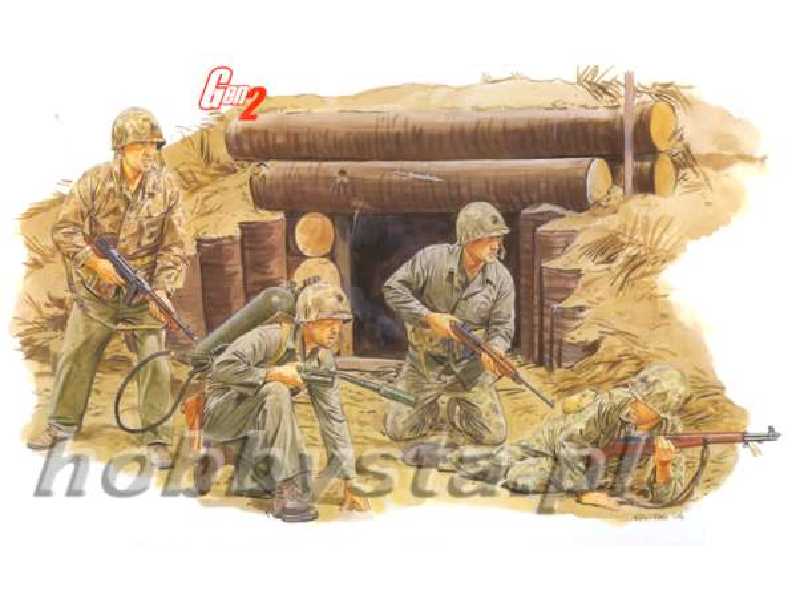 Figurki 2nd Division USMC Tarawa 1943 (Gen 2) - zdjęcie 1 Figurki 2nd Division USMC Tarawa 1943 (Gen 2) - zdjęcie 1