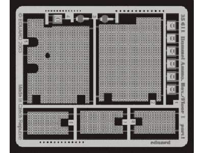  Hummel Ammo.  Box/ Floor 1 1/35 - Dragon - blaszki - zdjęcie 1