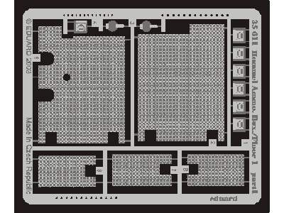  Hummel Ammo.  Box/ Floor 1 1/35 - Dragon - blaszki - zdjęcie 2