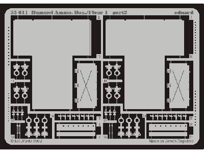  Hummel Ammo.  Box/ Floor 1 1/35 - Dragon - blaszki - zdjęcie 3