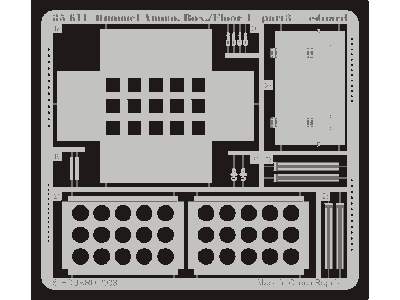  Hummel Ammo.  Box/ Floor 1 1/35 - Dragon - blaszki - zdjęcie 4