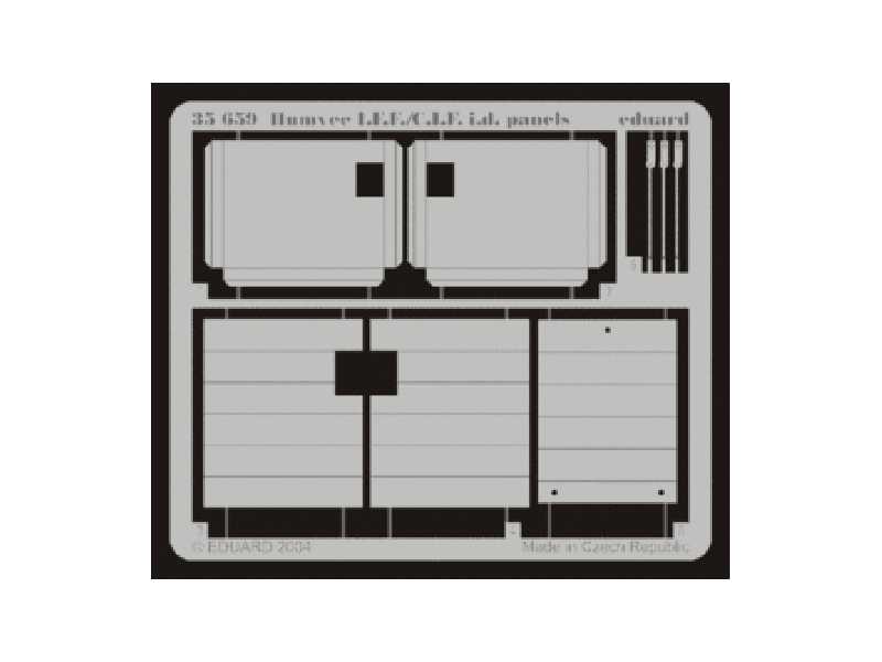  Humve I. F.F. /C. I.F.  i. d. panels 1/35 - Tamiya - blaszki - zdjęcie 1