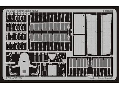  Hurricane Mk. I 1/48 - Hasegawa - blaszki - zdjęcie 3