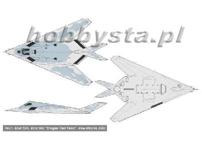 F-117A NIGHTHAWK Baja Scorpion & Grey Dragon - 2 szt. - zdjęcie 3
