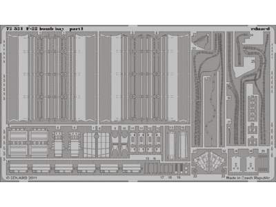  F-22 bomb bay 1/72 - Academy Minicraft - blaszki - zdjęcie 1