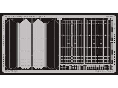  F-22 bomb bay 1/72 - Revell - blaszki - zdjęcie 3