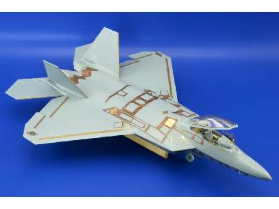  F-22 exterior 1/48 - Academy Minicraft - blaszki - zdjęcie 2