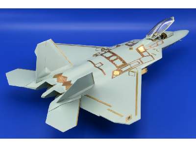  F-22 exterior 1/48 - Academy Minicraft - blaszki - zdjęcie 3