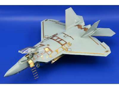  F-22 exterior 1/48 - Academy Minicraft - blaszki - zdjęcie 5